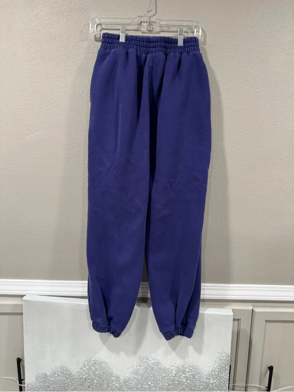 Comfrt Signature Sweatpants Indigo Purple Size M - Image 7