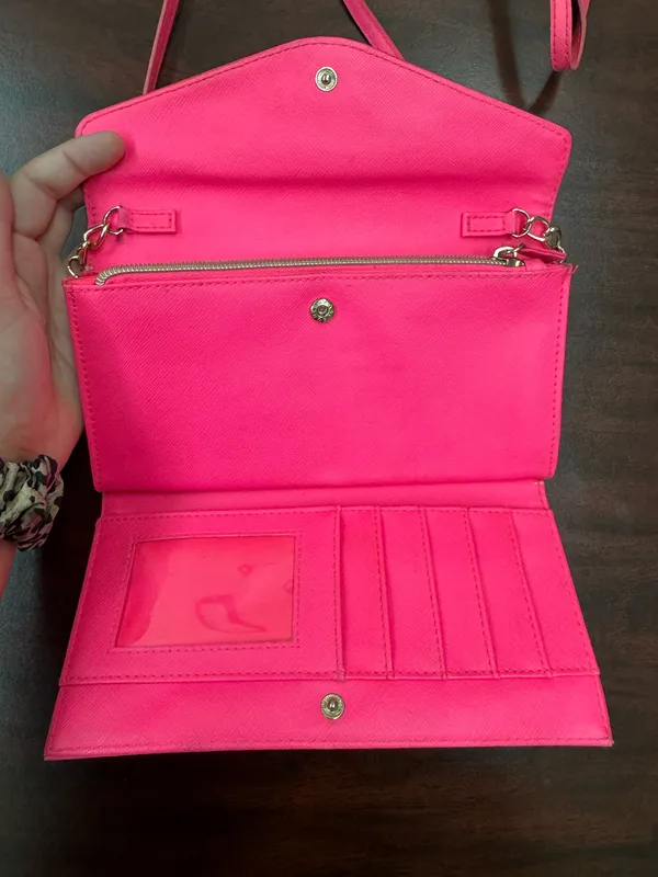 Victoria’s Secret Hot Pink Crossbody Purse - Image 5