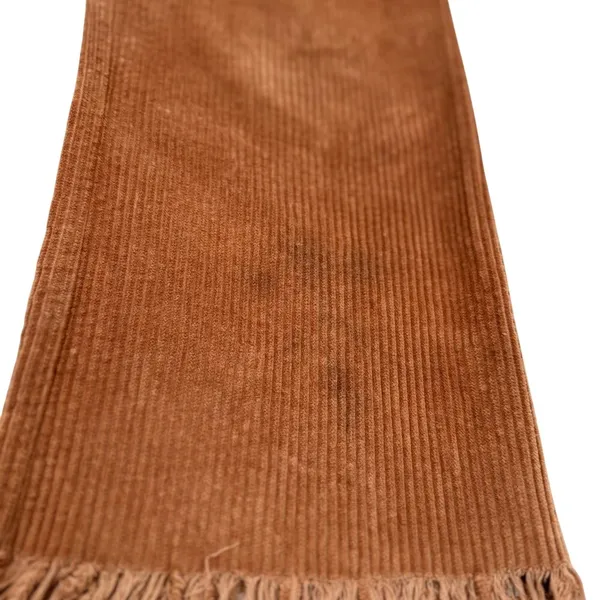 Reformation High Rise Corduroy Crop Flare Pants Frayed‎ Hem High Rise Brown 28 - Image 9