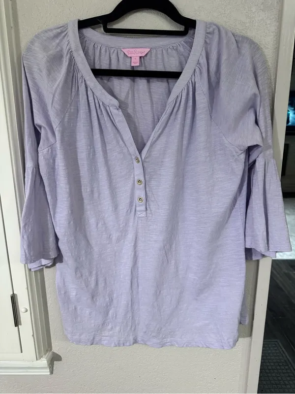 Lilly Pulitzer Lilac Tunic Top - Image 2