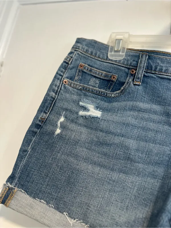 NWT Gap Cuffed Jean Short Sz12/31 Mid Rise Casual Classic Preppy Festival Summer - Image 9