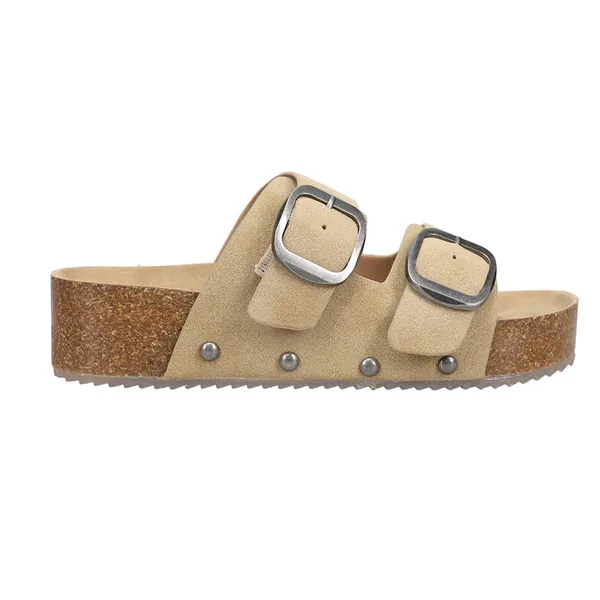MIA Qianna‎ Double-Buckle Platform Sandals Slides B14A - Image 4