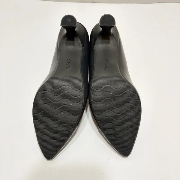 Clarks Women's Kataleyna Rose Pumps, Size 10W Kitten Heel Officewear - Image 11