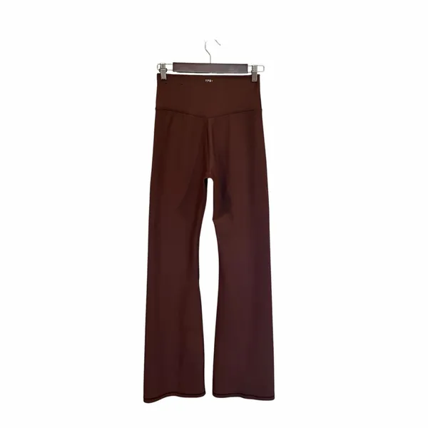 Abercrombie YPB SculptLUX Brown High Rise Flare Yoga Pants Leggings - Image 5