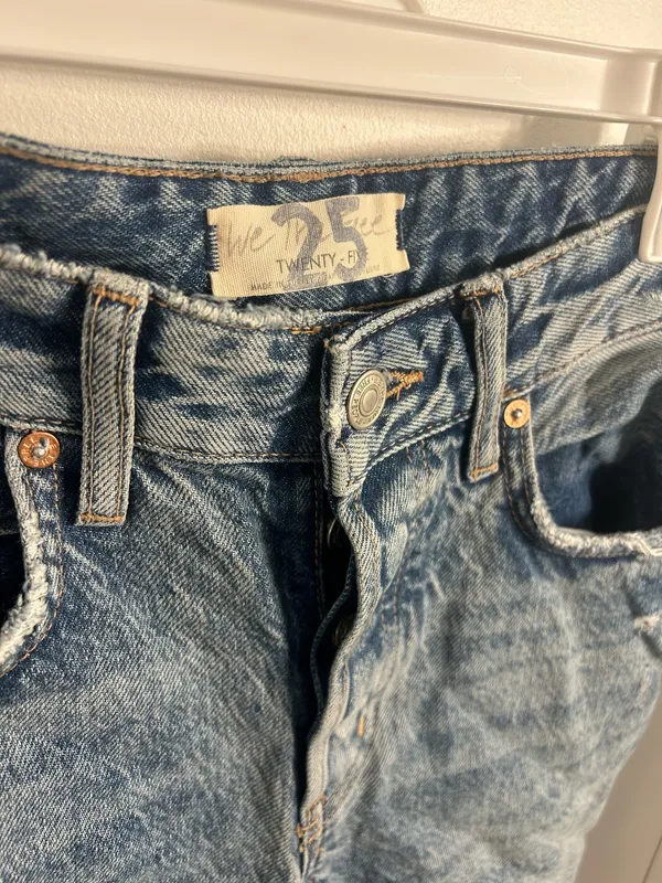 Free People Distressed Jeans - Image 3
