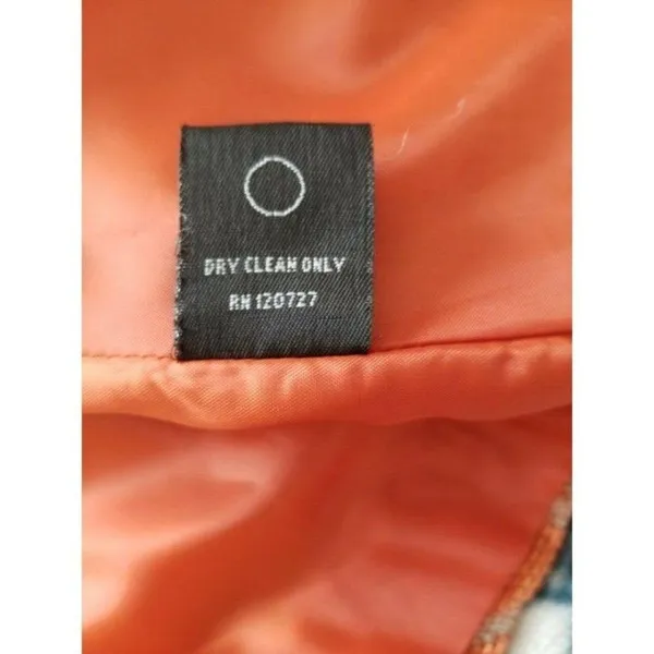 Collection By Harve Benard Women's Orange Tapestry Blazer Jacket Size 4 - Image 10