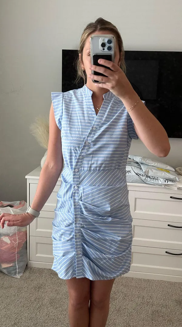 Blue SHEIN work Dress  - Image 3