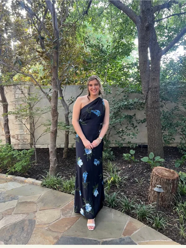 Sachin + Babi Delphine One Shoulder Gown - Image 3