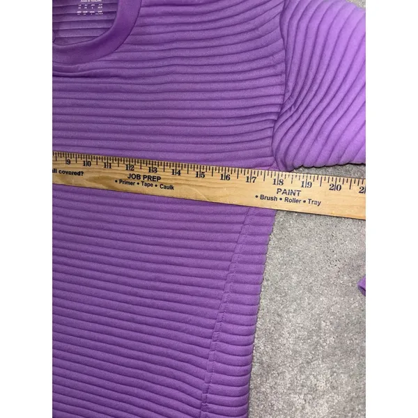 new balance‎ purple ribbed pullover sweatshirt running xs running - Image 4