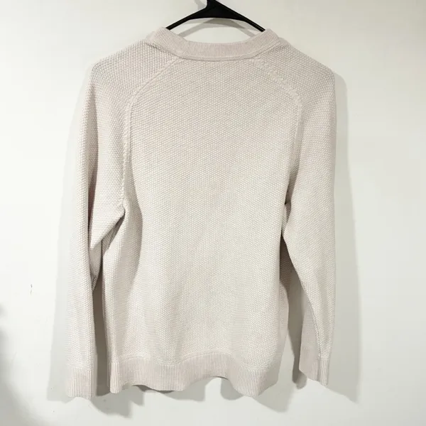 Lululemon Cream Texture Knit Crewneck Sweater Pullover Size Small - Image 4