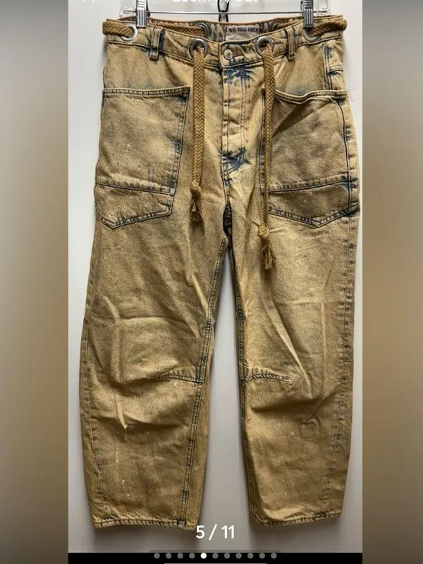 We The Free Moxie Pull On Barrel Jeans. Size 27” - Image 5