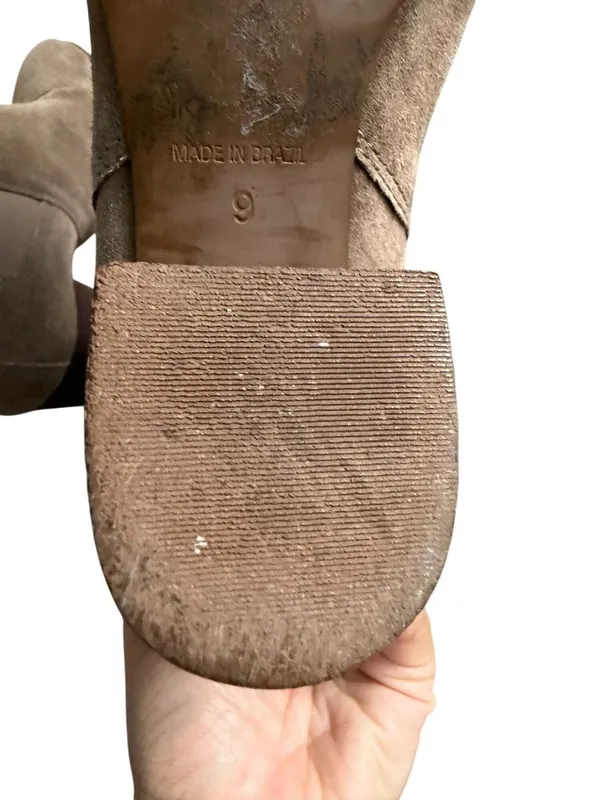 MADEWELL Taupe Suede Ankle Boots Size 9 Womens - Image 3