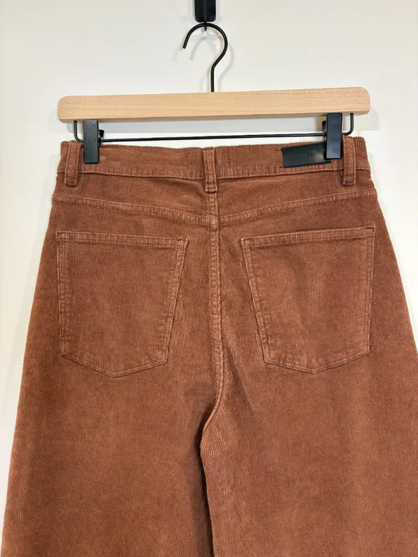 🌟 Dl1961 🌟 Hepburn Wide Leg 27" High Rise Corduroy Stretch Jeans Brown Sz 26 - Image 8