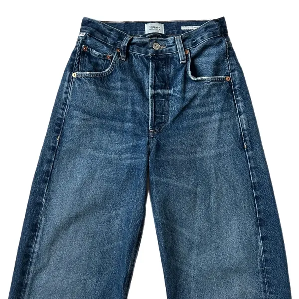 Citizens of Humanity Ayla Baggy Wide Leg High Rise Jean Claremont Wash Size 23 - Image 3