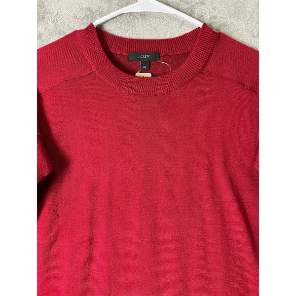 J.Crew Merino Wool Cotton Knit Long Sleeve Crewneck Pullover Sweater XXS New - Image 2