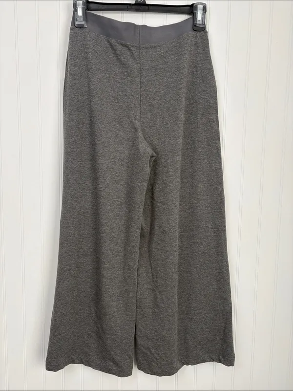 Gudrun Sjoden Stretch Pull On Cropped Capri Pants Women Size XS Grey - Image 3