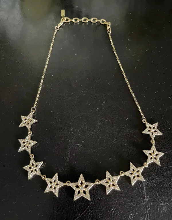 by Baublebar Gold Crystal Star Necklace - Image 6