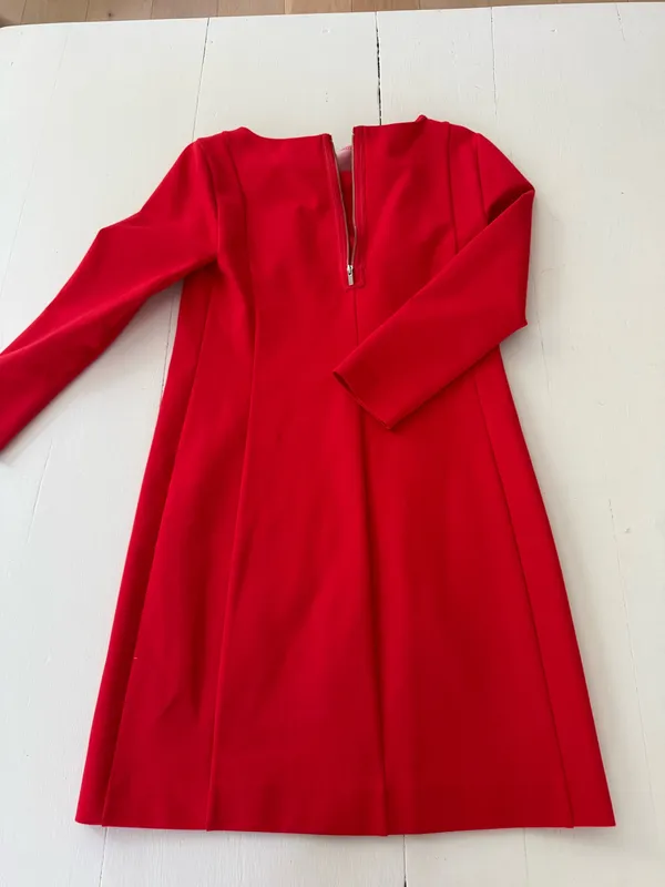 J crew red dress size Xs petite - Image 3