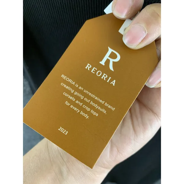 REORIA Women's Black Ribbed Mini Bodycon Dress Spaghetti Strap Size M NWT - Image 5