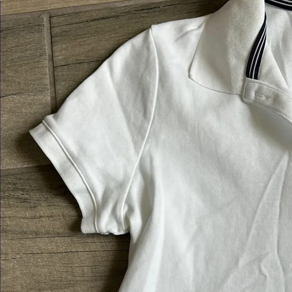 Nautica White Polo Classic Short Sleeve Top - Image 5