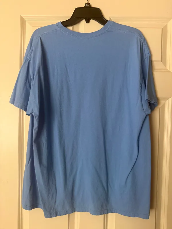 Jesus Loves You Gildan Tee blue - Image 2