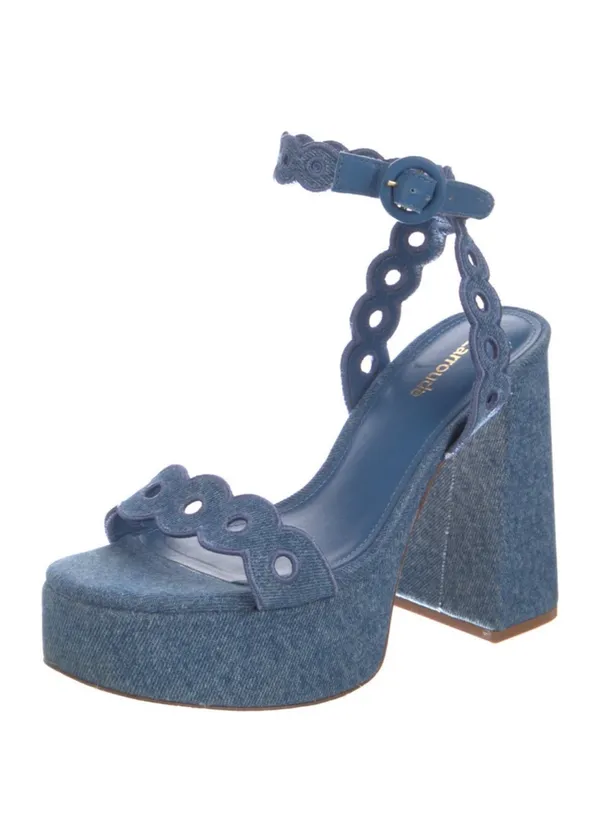 Larroude Denim Heel - Image 2
