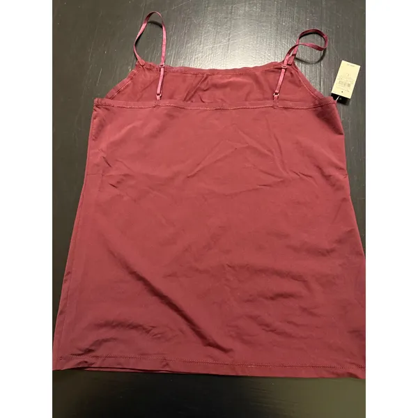 Ann Taylor Womens‎ Burgundy Camisole Adjustable Strap Tank Top NWT Large - Image 4