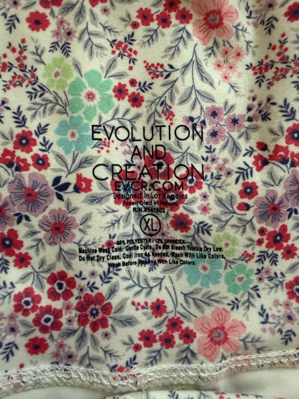 Evolution & Creation Biker Shorts - Image 2