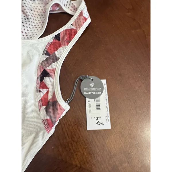 LIJA Activewear Tank style SIZE M White Size M - Image 6