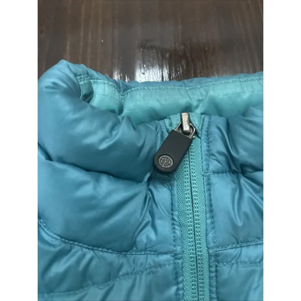 REI Co-Op Teal Puffer Down Insulated Full Zip Jacket Kids XL (18) Packable - Image 5