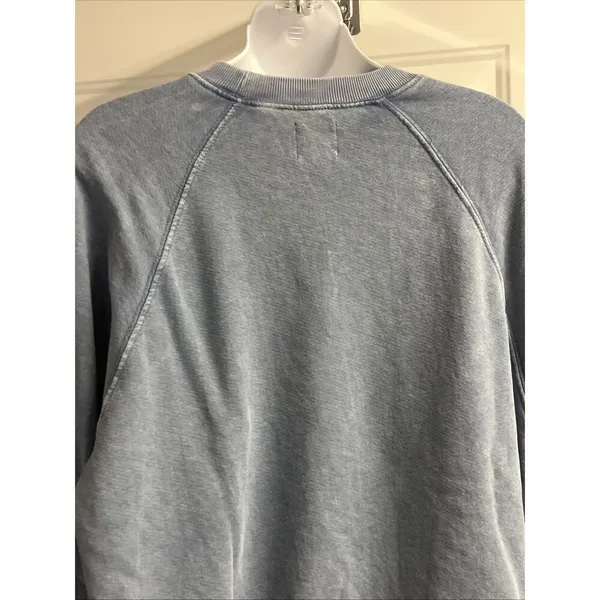 Billabong X The Salty Blonde Faded Blue Long Sleeve Relaxed Sweatshirt- Small - Image 7