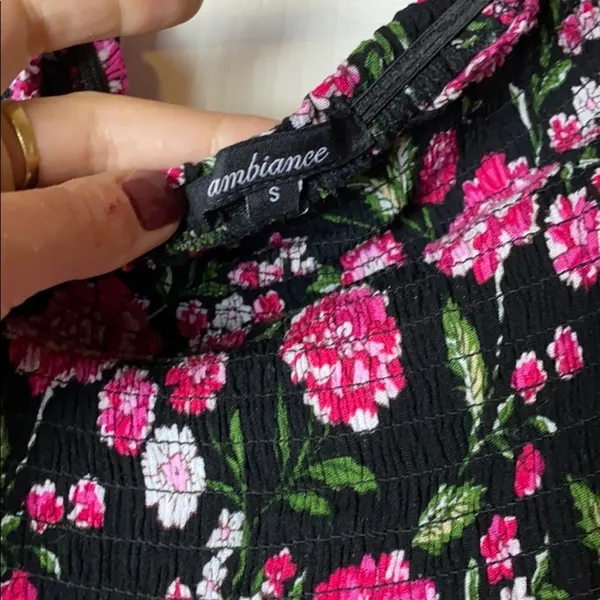 Floral Smocked Off The Shoulder Dress - Image 3