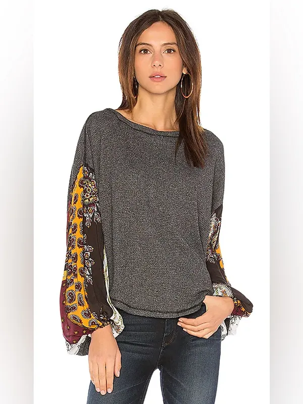 We The Free Blossom Thermal Top Size XS Oversized - Image 11