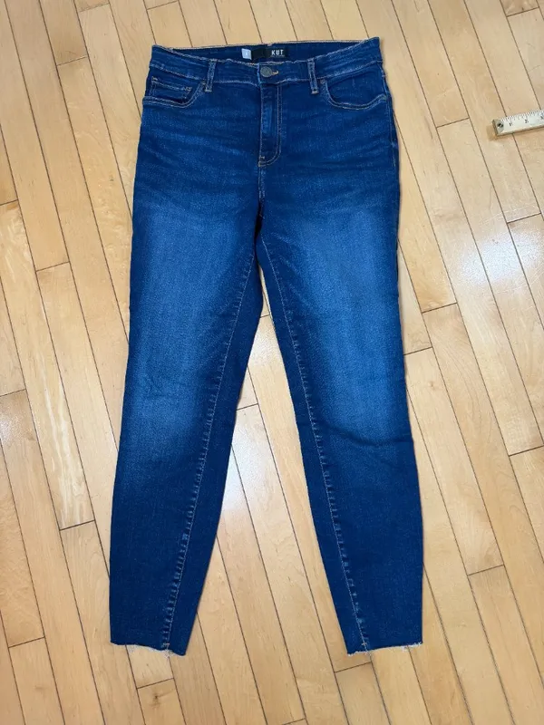 Kut from the Kloth Connie High Rise Ankle Skinny Denim Jeans Size 8 - Image 2