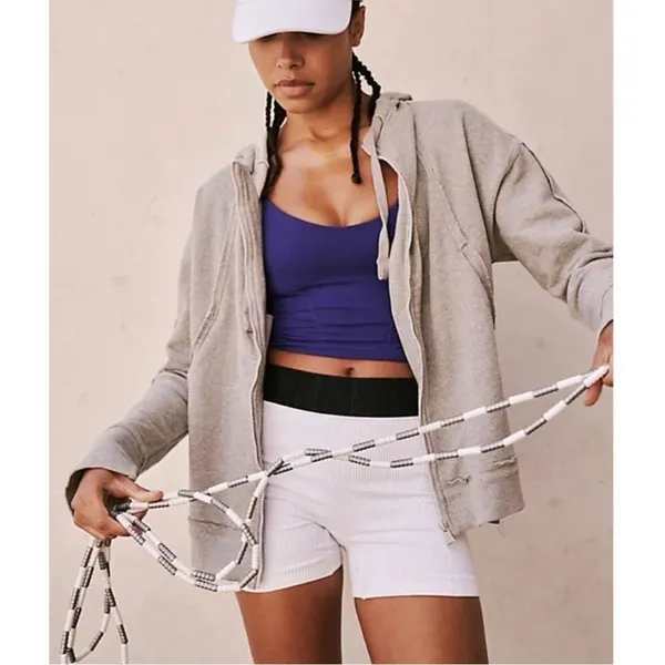 NWT FP Movement Only One Hoodie / Heather Grey - Image 3