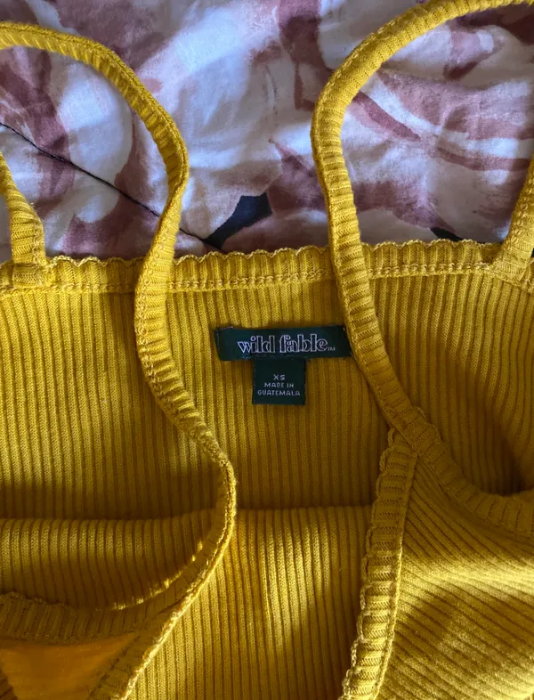 Wild Fable Yellow Tank - Image 3