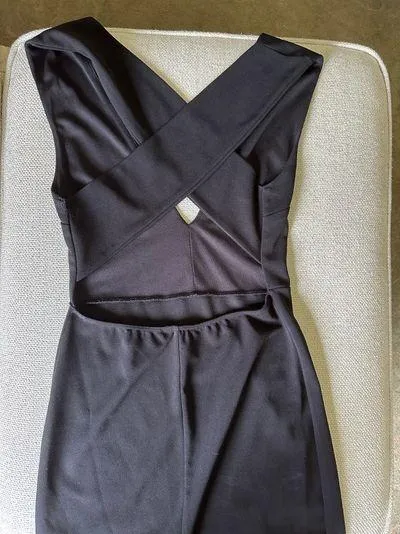 Black Bodycon Dress - Image 2