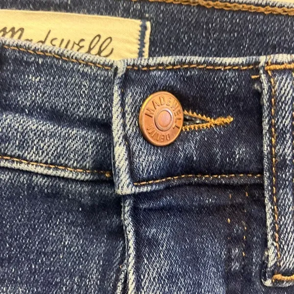 Madewell “stovepipe” dark wash non distressed high rise jeans size 23 #717 - Image 10