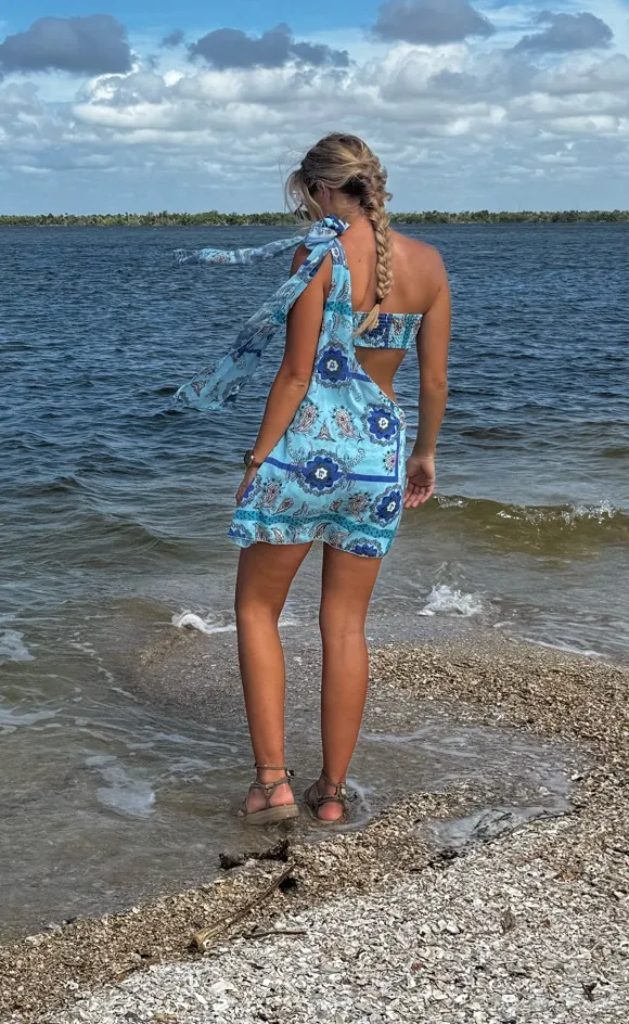 Two Piece Set Blue Size M - Image 2