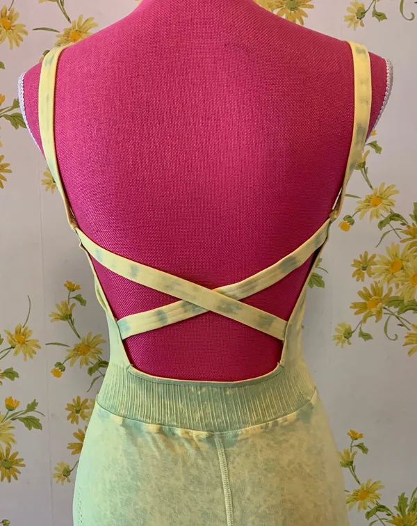 Free People NWOT Onesie Jumpsuit Pineapple Punch Size M/L - Image 6