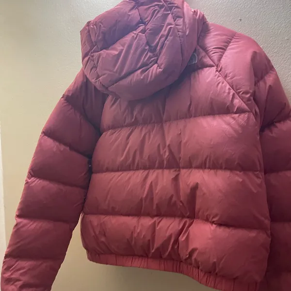 The North Face Pink Puffer Jacket 550 - Image 3
