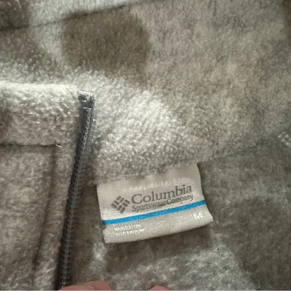 Columbia Benton Springs Gray Long Sleeve Full Zip Jacket Size‎ M - Image 6