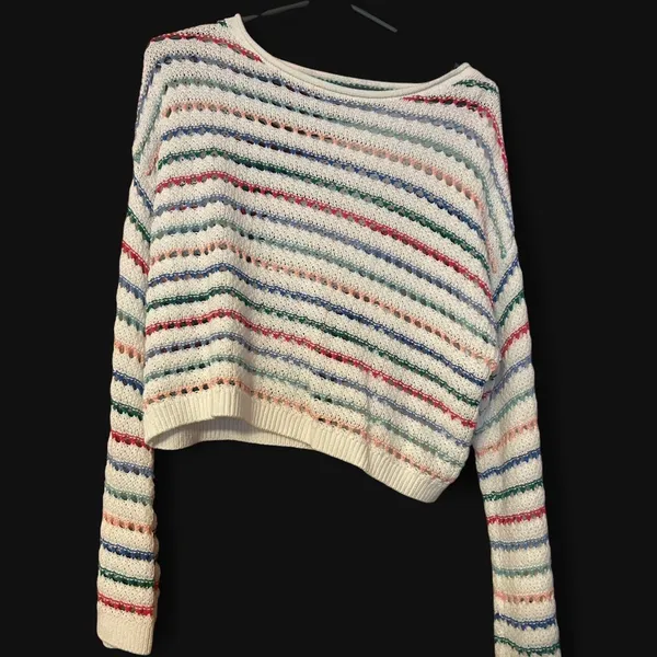 Hollister Co. Cropped Knit Top XS - Image 3