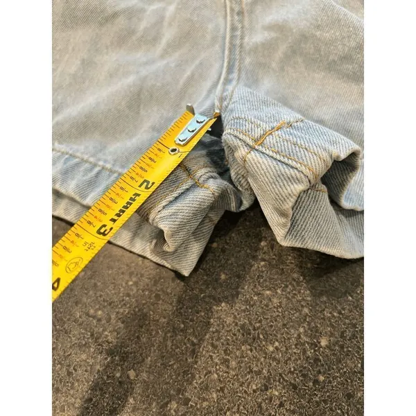 Zara Paperbag High waist Jean Shorts size XS - Image 8