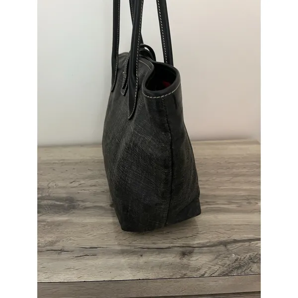 Dooney & Bourke Coated Canvas Cindy Tote Bag k8951606 Denim Shoulder Bag - Image 7