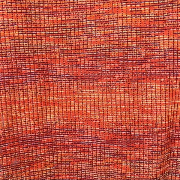 ASOS Design Rust Space Dye Knit Halter Mini Dress Plunge Neck 4 - Image 5