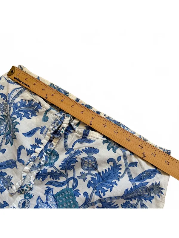 Roller Rabbit Floral Amanda Pajama Pants Lounge Bottoms Cotton Women Size Small - Image 5