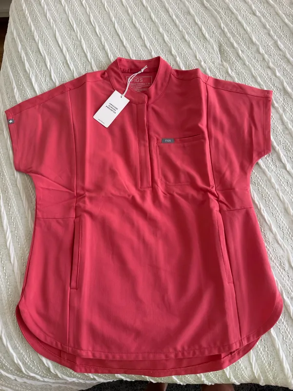 Women’s FIGS Scrub Top - Image 3