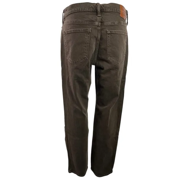NEW Abercrombie & Fitch Vintage Straight Brown High Rise Denim Jeans Pants Sz 30 - Image 3