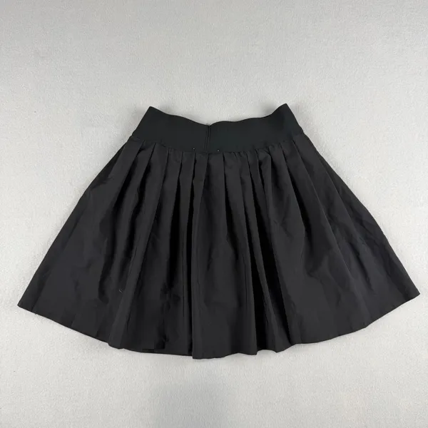 Better Together Black Pleated Mini Skirt XS Elastic Waist STK10492 NWT - Image 2
